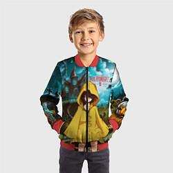 Бомбер детский Little Nightmares 2, цвет: 3D-красный — фото 2