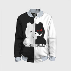 Бомбер детский MONOKUMA МОНОКУМА BEAR, цвет: 3D-серый