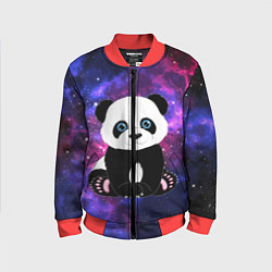 Бомбер детский Space Panda, цвет: 3D-красный