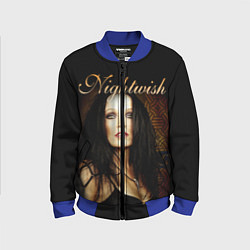 Бомбер детский Nightwish, цвет: 3D-синий