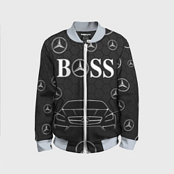 Бомбер детский BOSS MERCEDES-BENZ, цвет: 3D-серый