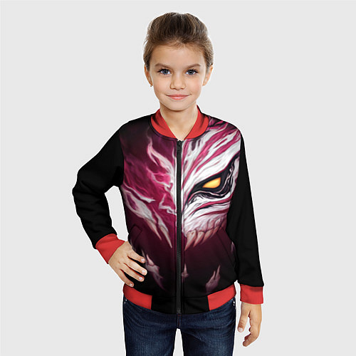 Детский бомбер ИЧИГО БЛИЧ BLEACH / 3D-Красный – фото 4