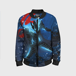 Бомбер детский Поднятие уровня Аниме, цвет: 3D-черный