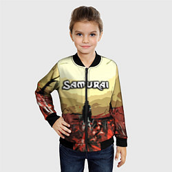 Бомбер детский SAMURAI PROJECT RED, цвет: 3D-черный — фото 2