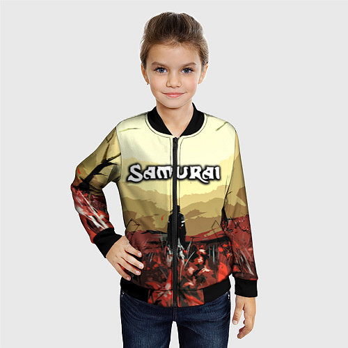 Детский бомбер SAMURAI PROJECT RED / 3D-Черный – фото 4