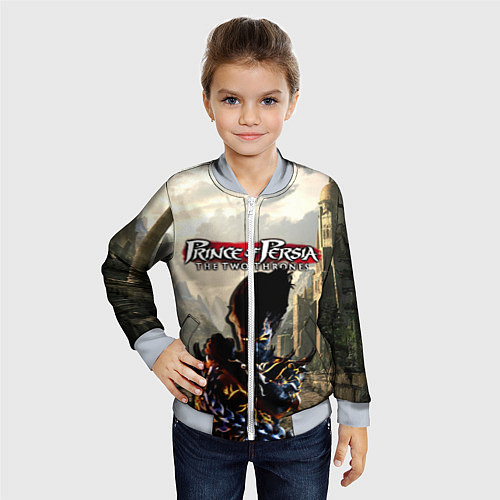 Детский бомбер Prince of Persia демон / 3D-Серый – фото 4