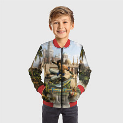 Бомбер детский Принц Персии классика, цвет: 3D-красный — фото 2