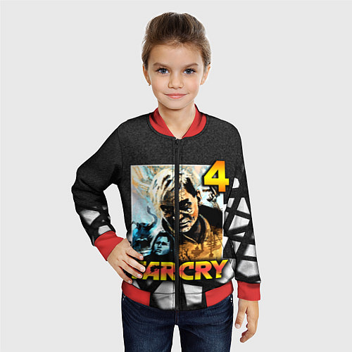 Детский бомбер FARCRY 4 Пэйган Мин / 3D-Красный – фото 4