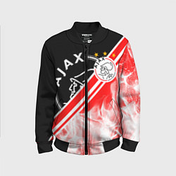 Бомбер детский FC AJAX AMSTERDAM ФК АЯКС, цвет: 3D-черный