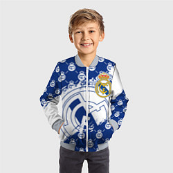 Бомбер детский REAL MADRID РЕАЛ МАДРИД, цвет: 3D-серый — фото 2