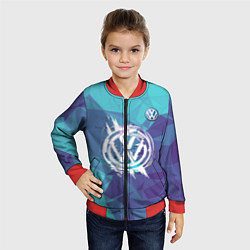Бомбер детский VOLKSWAGEN, цвет: 3D-красный — фото 2