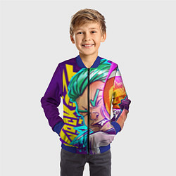 Бомбер детский The Knockout City, цвет: 3D-синий — фото 2