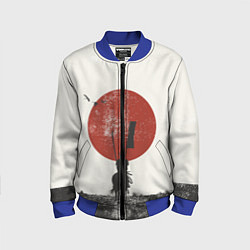 Бомбер детский Самурай на коне, цвет: 3D-синий