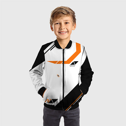 Детский бомбер M4A4 - Asiimov 2023 NEW / 3D-Черный – фото 3