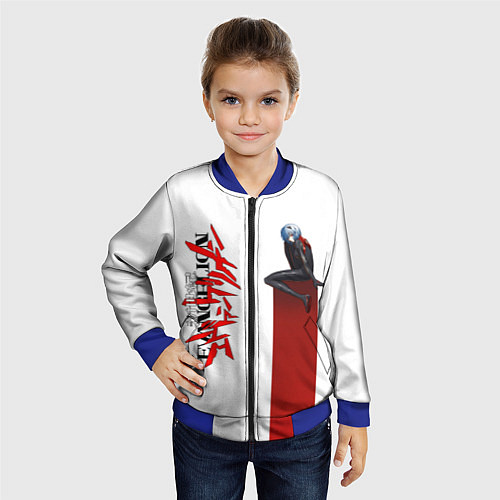 Детский бомбер EVANGELION ПИЛОТ EVA / 3D-Синий – фото 4