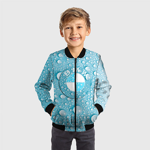 Детский бомбер BMW STORM / 3D-Черный – фото 3