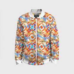 Детский бомбер Летний абстрактный узор