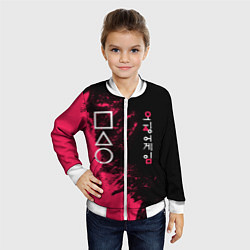 Бомбер детский Ojingeo Geim, цвет: 3D-белый — фото 2