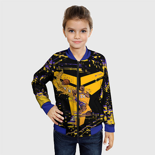 Детский бомбер Los angeles lakers NBA / 3D-Синий – фото 4