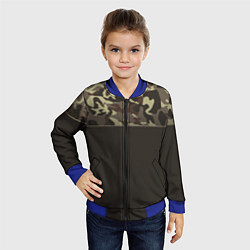 Бомбер детский Камуфляж 3 0, цвет: 3D-синий — фото 2