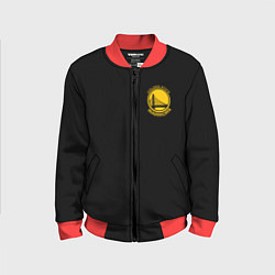 Бомбер детский GOLDEN STATE WARRIORS BLACK STYLE, цвет: 3D-красный
