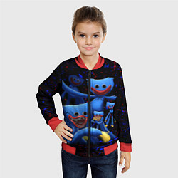 Бомбер детский Huggy Wuggy: Players, цвет: 3D-красный — фото 2