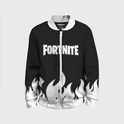 Бомбер детский Fortnite Огонь, цвет: 3D-белый