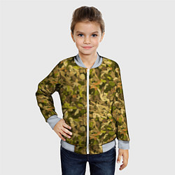 Бомбер детский Белки в дубовом лесу, цвет: 3D-серый — фото 2