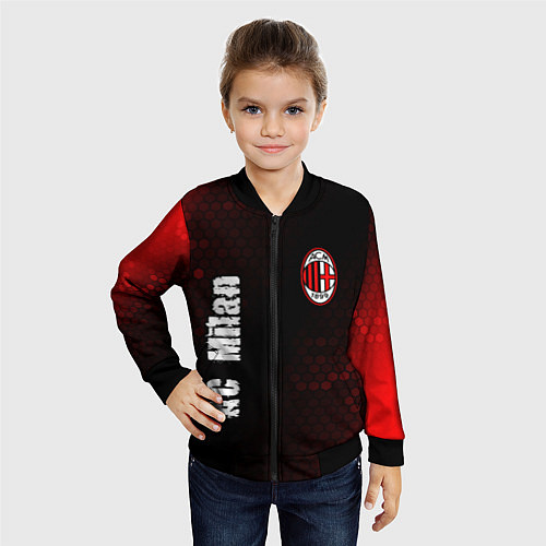 Детский бомбер AC MILAN AC Milan Графика / 3D-Черный – фото 4