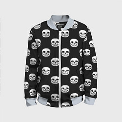 Детский бомбер UNDERTALE SANS SKULL FACE PATTERN УЗОР