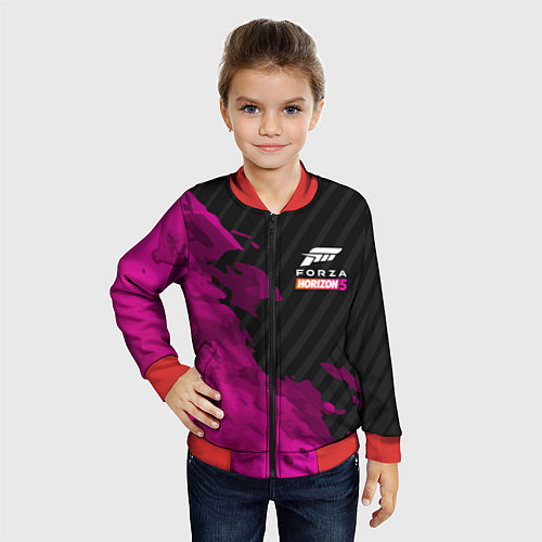 Детский бомбер Forza Horizon 5 Форза Хорайзен 5 / 3D-Красный – фото 4