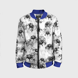 Бомбер детский Король и шут Лого Паттерн, цвет: 3D-синий