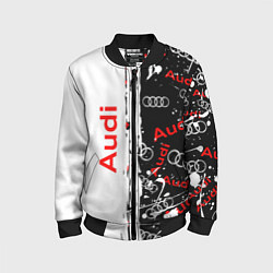 Детский бомбер АУДИ Autosport Паттерн
