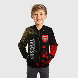 Бомбер детский АРСЕНАЛ Arsenal Pro Football Краска, цвет: 3D-черный — фото 2