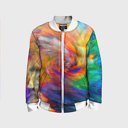 Детский бомбер MULTICOLORED SWIRLS