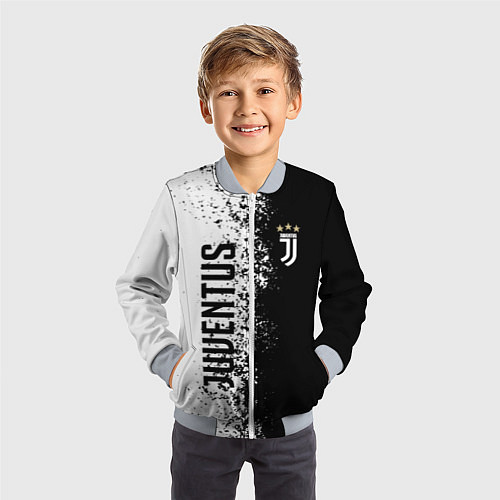 Детский бомбер Juventus ювентус 2019 / 3D-Серый – фото 3