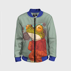 Детский бомбер Лягуха с мафоном