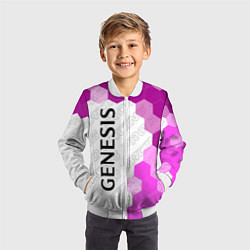 Бомбер детский Genesis Pro Racing, цвет: 3D-белый — фото 2