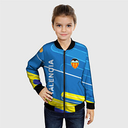 Бомбер детский Valencia Абстракция, цвет: 3D-черный — фото 2