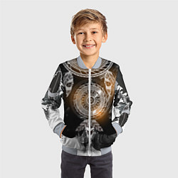 Бомбер детский В стиле бохо, цвет: 3D-серый — фото 2