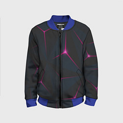 Бомбер детский Розовое созвездие, цвет: 3D-синий
