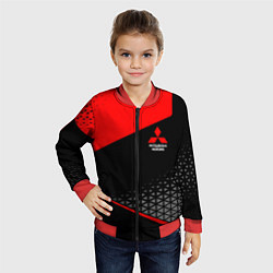 Бомбер детский Mitsubishi - Sportwear, цвет: 3D-красный — фото 2