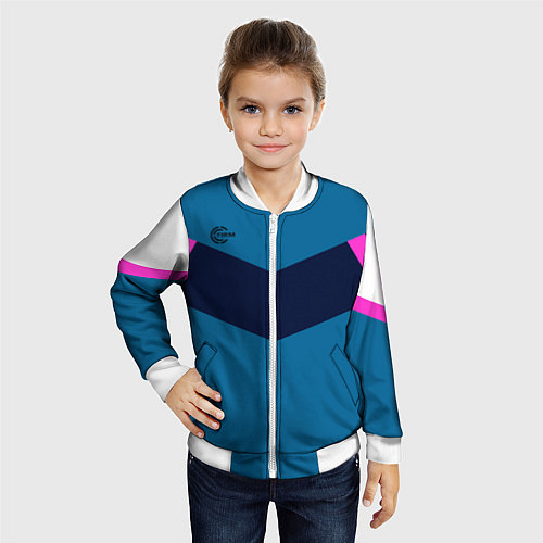 Детский бомбер FIRM в стиле 90х / 3D-Белый – фото 4