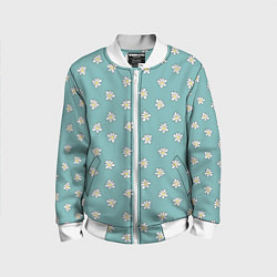 Детский бомбер Цветок мелкий скетч