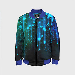 Бомбер детский Space - starfall, цвет: 3D-синий
