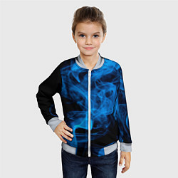 Бомбер детский Neon neiro, цвет: 3D-серый — фото 2