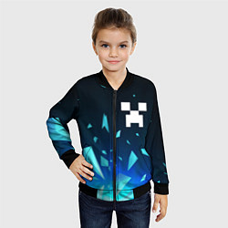 Бомбер детский Minecraft взрыв частиц, цвет: 3D-черный — фото 2