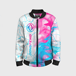 Бомбер детский Dongfeng neon gradient style: по-вертикали, цвет: 3D-черный