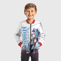 Бомбер детский Genshin impact - Эола, цвет: 3D-красный — фото 2