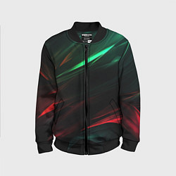 Бомбер детский Dark red and green, цвет: 3D-черный
